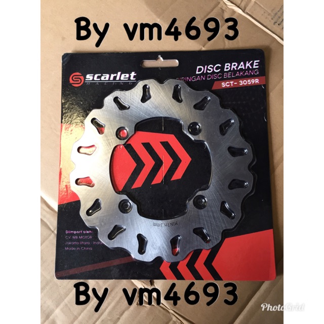 Disc cakram belakang mega pro tiger revo cb 150