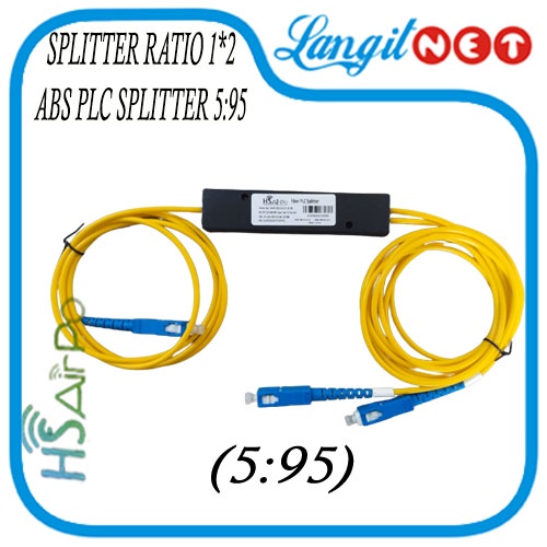 HS AIRPO SPLITTER RATIO 1x2 ABS PLC SPLITTER 5 95