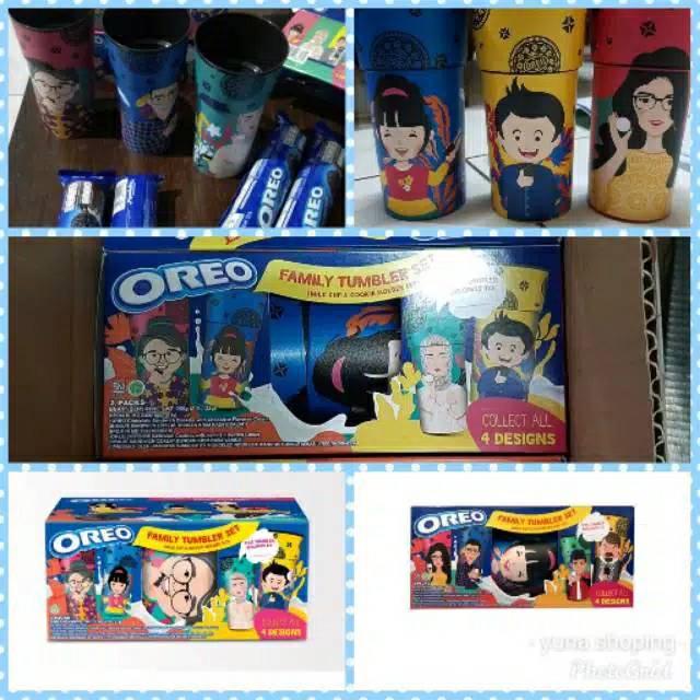 Oreo family tumbler set