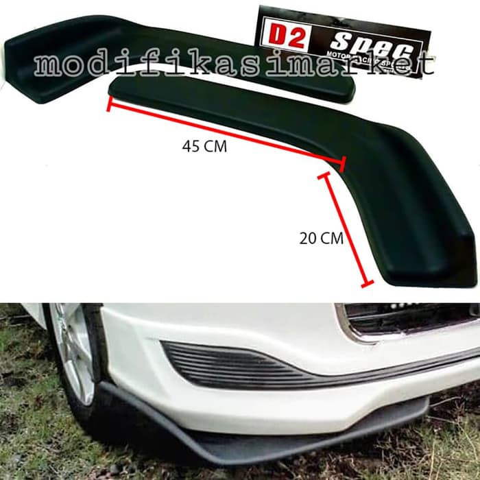 [2 PCS] WINGLET BUMPER D1 UNIVERSAL