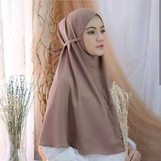 Bergo maryam premium diamond / Hijab Instan bergo maryam tali nonpet-6