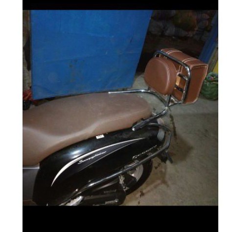 back rack scoopy plus bantalan dan tas aksesoris honda scoopy