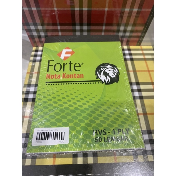 

Nota Kontan Forte A6 / Nota Kecil Forte 1ply / 2ply / 3ply (1Pak = 10Pcs)