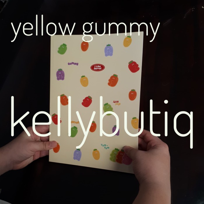 

Star Hargasatuan Gummy Jelly Korean Ruled Book Buku Tulis Catatan Serbaguna Limited