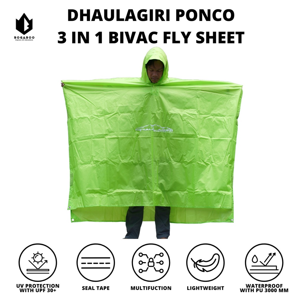 Ponco Dhaulagiri 3 in 1 - Bivak - Raincoat