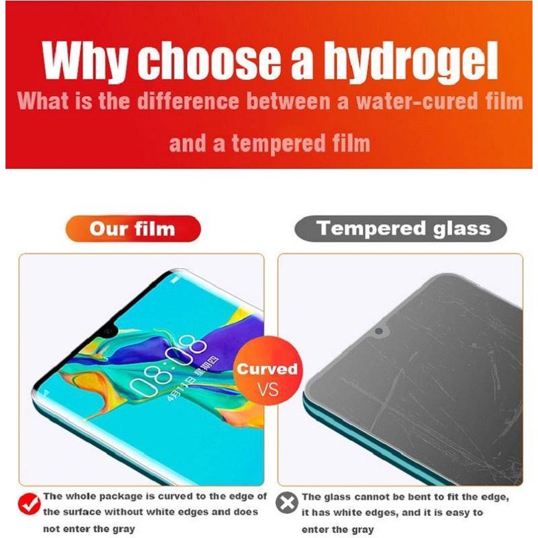 3pcs 900D Screen Protector For Huawei P40 Pro P20 lite P30 Pro Hydrogel Film For Mate 20 30 Pro Protective Soft Film Not Glass