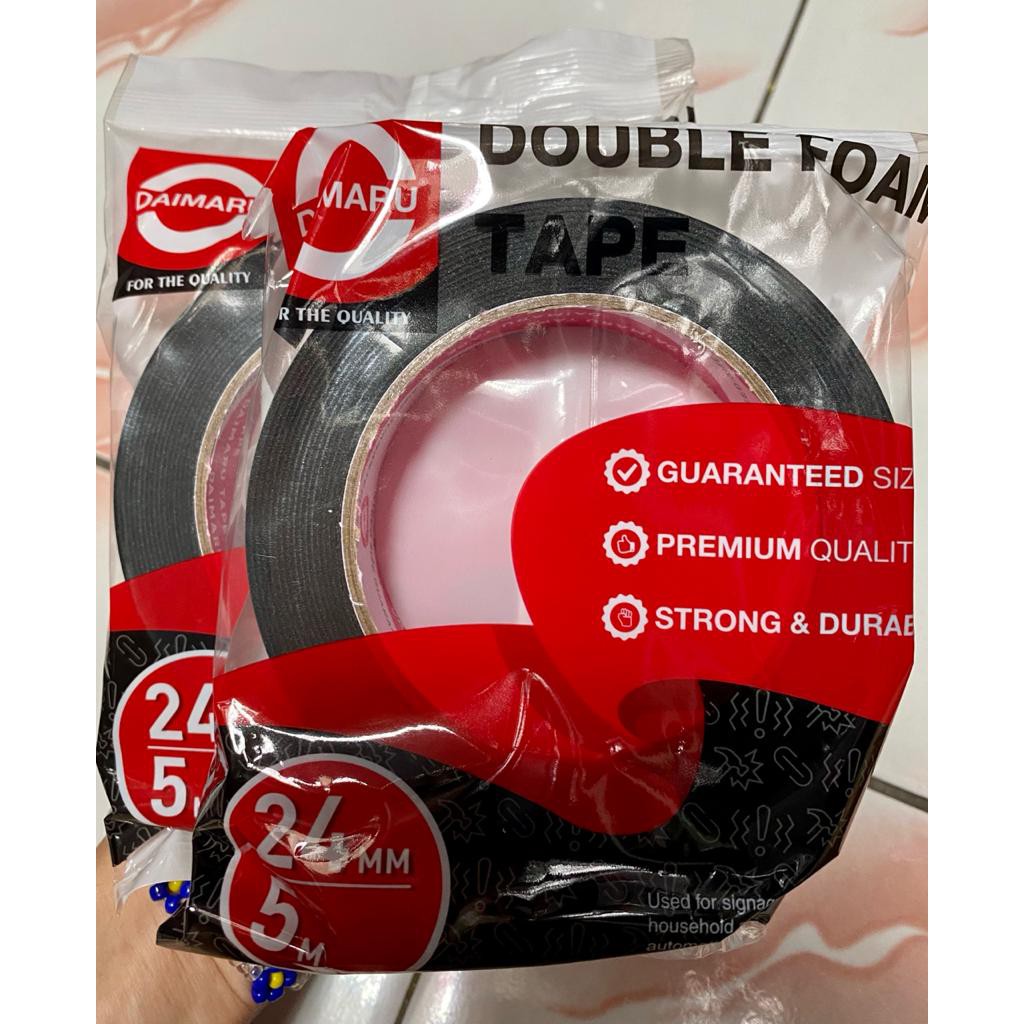 

Double Tape Busa DAIMARU 24mm 5meter/Double Foam Tape DAIMARU
