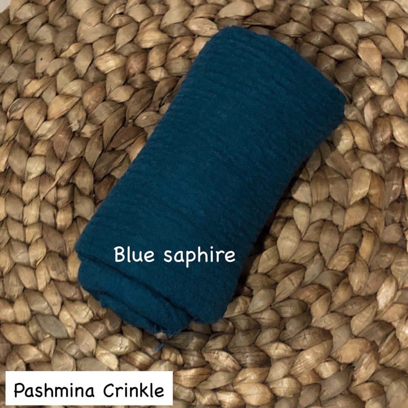 Nazira Pashmina Crincle /PART 1-BLUE SEPHIRE
