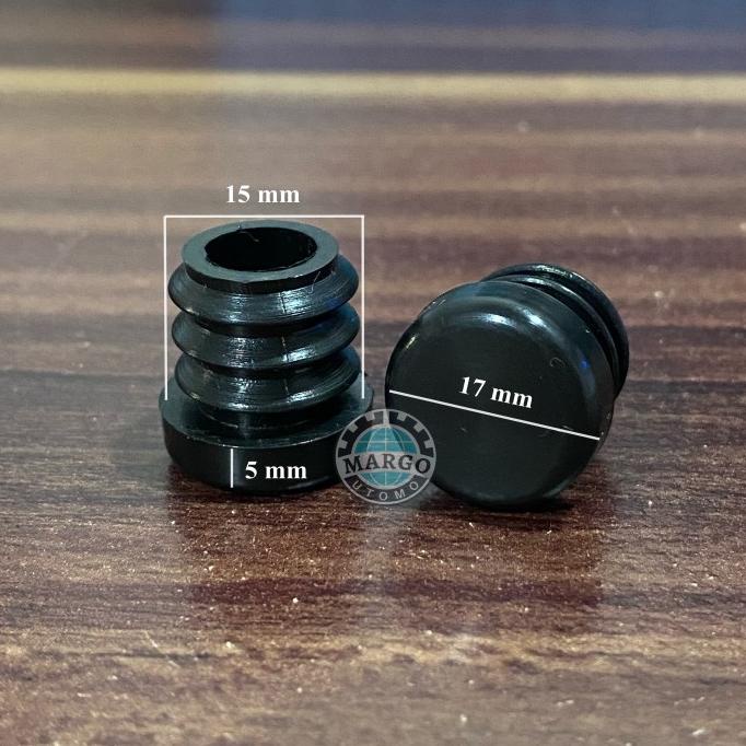 Plastik Tutup Pipa Besi Bulat DOP 15 mm