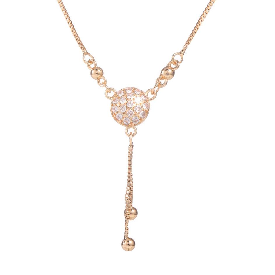 CMH.11Au22ˣ–  Kalung Titanium Wanita Kalung Korean Style Anti Karat Kalung Fashion Wanita Rumbai Kla
