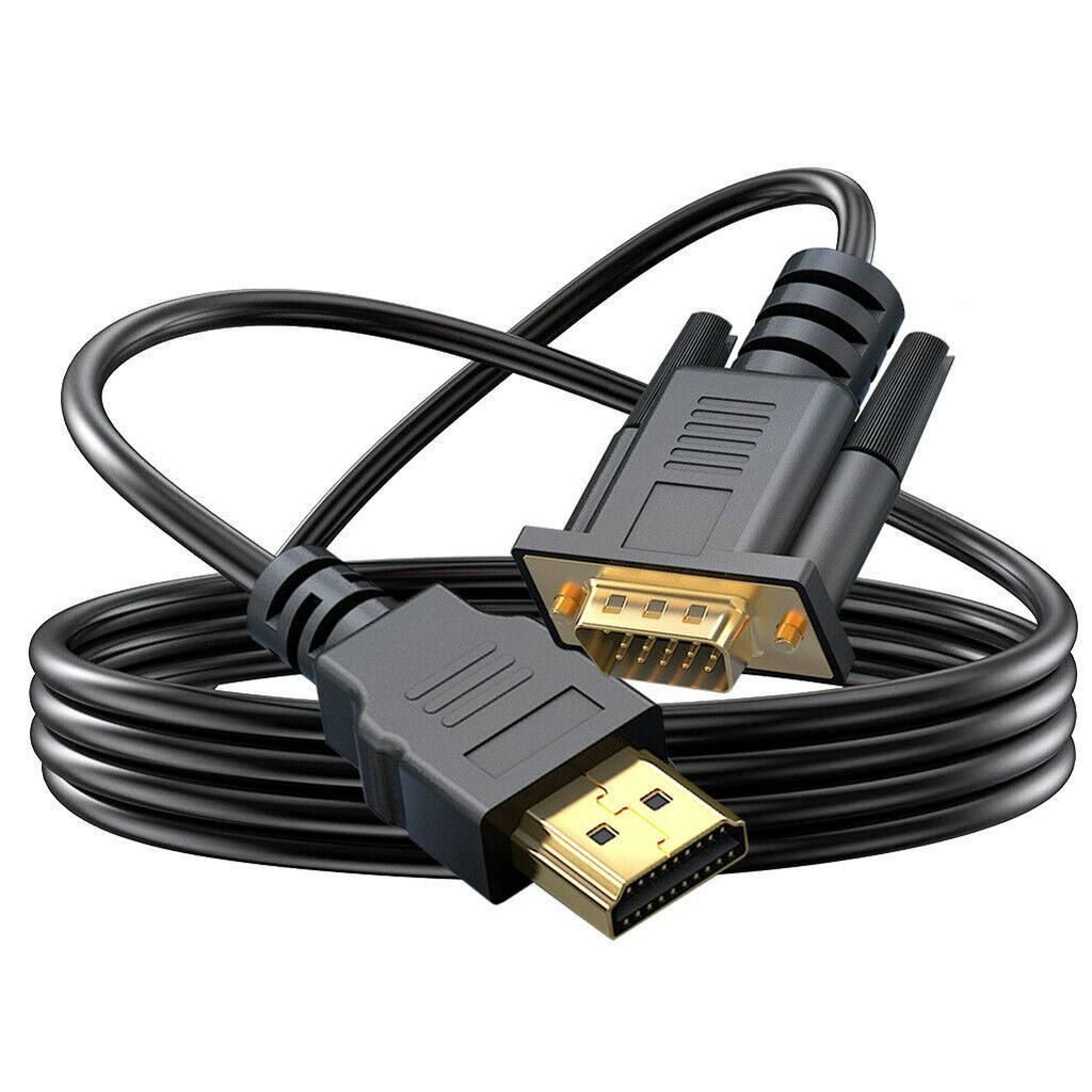 Kabel HDMI to VGA HD Adapter Cable 1.8m, 3m - HDMI male to VGA male BD