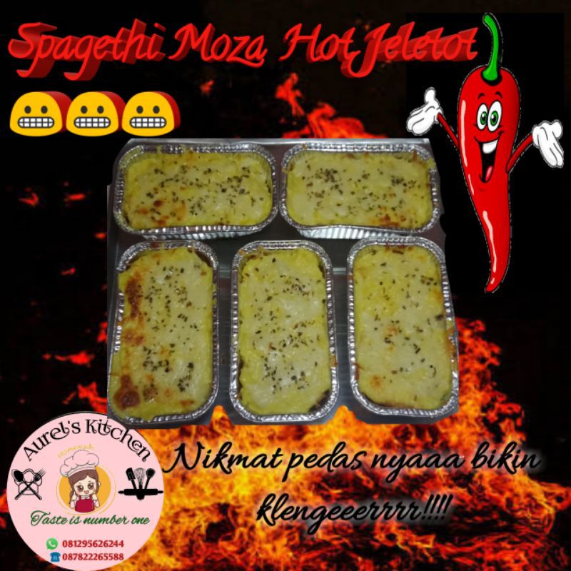 

Spagethi Brulee Saus Keju Mozarella Hot Jeletot, Original, & Spicy Standar