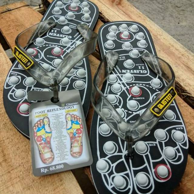 Sandal kesehatan sandal terapi glisten