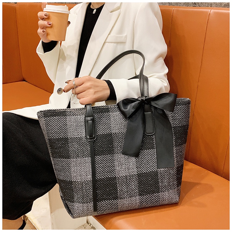 TASHAPPY CR7704 tas TOTE BAG Tartan Remaja Kekinian wanita import model korea supplier tas import JT8735 LT2078 BQ3415 BQ3415