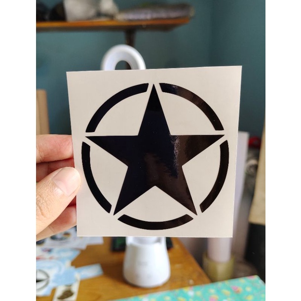 

stiker army 3 custom cutting stiker murah