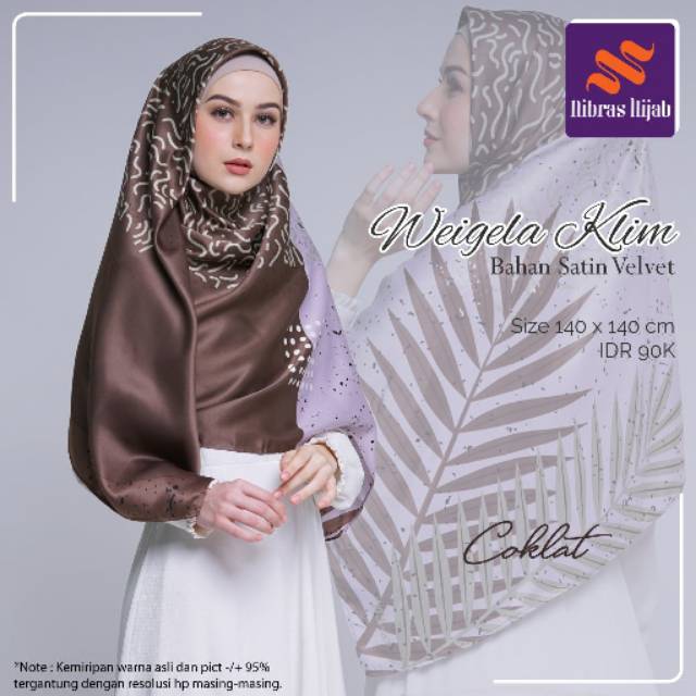 Jilbab Segiempat Jumbo - NIBRAS HIJAB 140*140