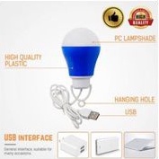 lampu LED USB bohlam 5v 5w