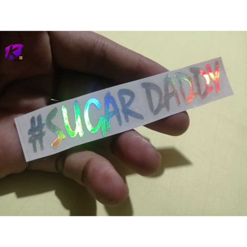 STICKER HOLOGRAM SUGAR DADDY