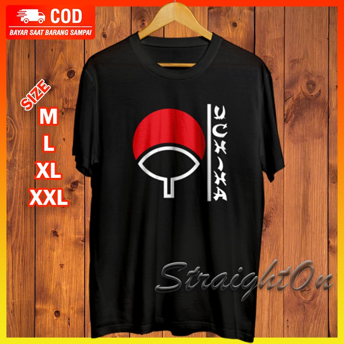 KAOS CLAN UCHIHA NARUTO ANIME BORUTO SASUKE MADARA ITACHI OBITO SARADA DISTRO ORIGINAL OVERSIZE XXL