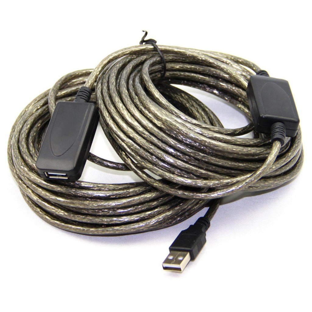 USB 2.0 EXTENSION CABLE 20 meter with BOOSTER