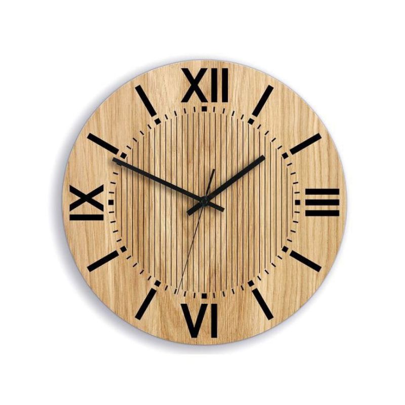 Jam Dinding Model Desain Kayu Unik Dekorasi Pajangan Rumah Retro Vintage-J29