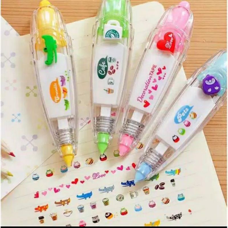 

Correction tape stationary tipe x decoration