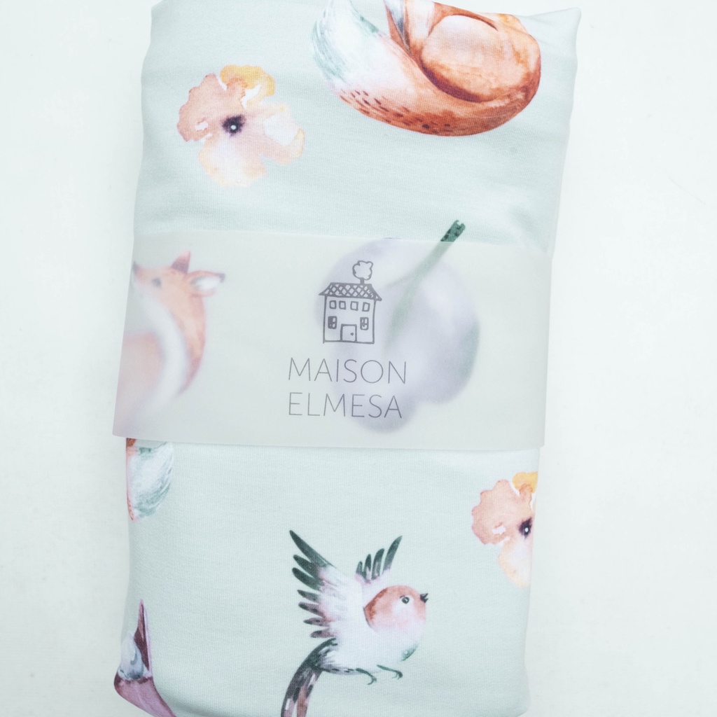 [Reguler Blanket - TIDAK bisa tambah nama] Maison Elmesa Selimut Bayi - Sorrel Series