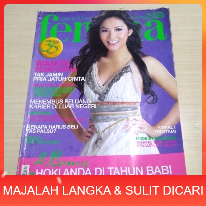 Majalah FEMINA No.6 Feb 2007 SHANTY Langka