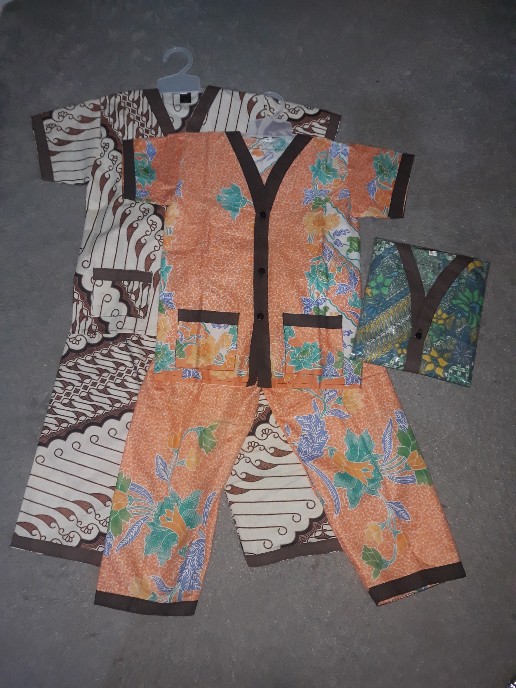 Paket (20 Pcs) S-xl 1-5 Th Piyama Batik Anak Setelan Anak Baju Tidur Batik Anak Terlaris