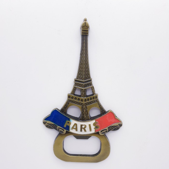 3D LOGAM Souvenir Negara magnet Kulkas Tempelan Paris Eiffel bottle op