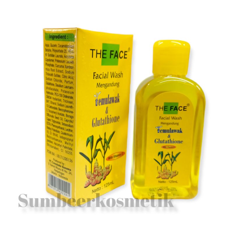 THE FACE TEMULAWAK FACIAL WASH 125 ML