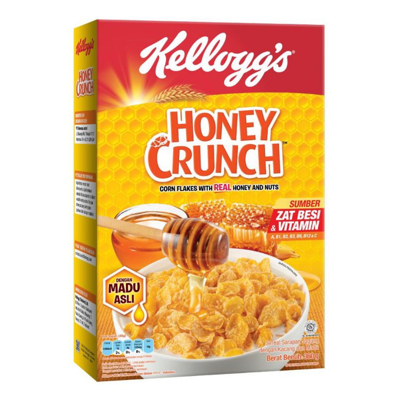 

Kelloggs Honey Crunch 360gr/Honey&Nut/Import