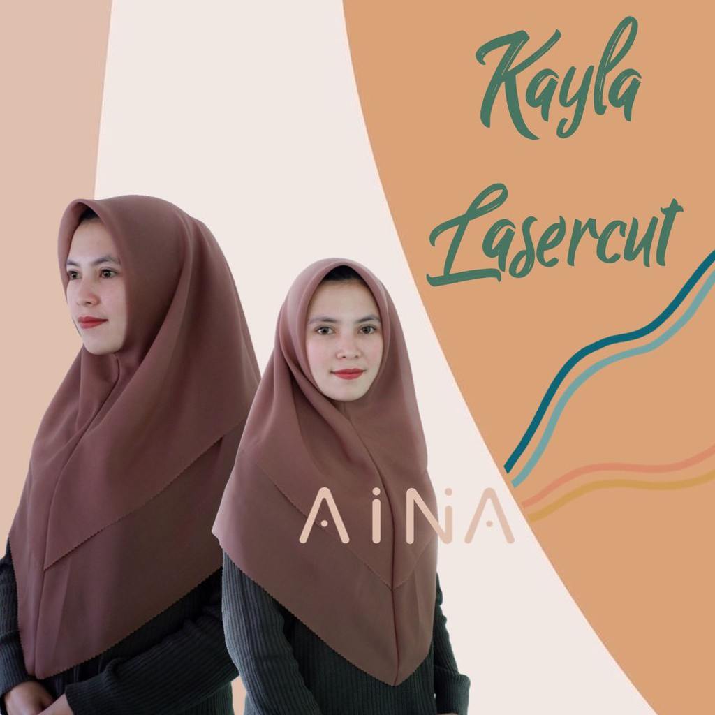 KAYLA KHIMAR LASSERCUT/ HIJAB KAYLA