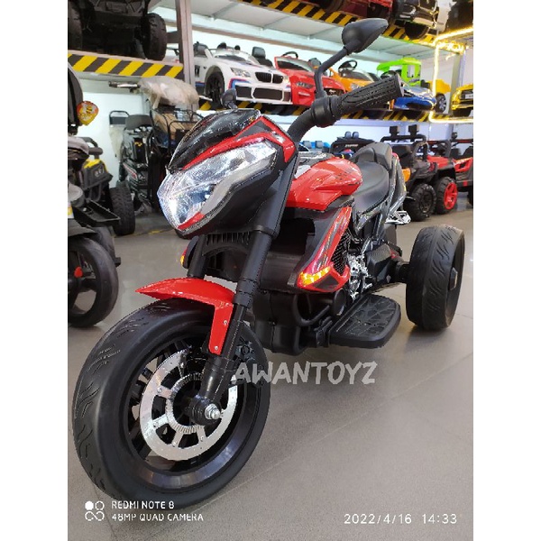 motor Aki Anak Ban Karet Red