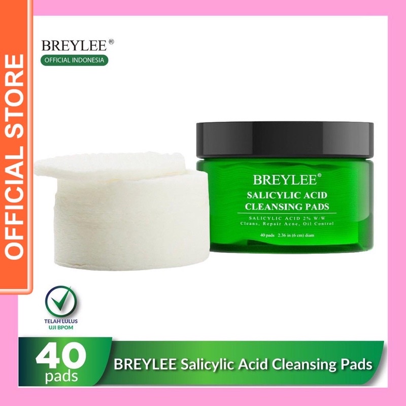 Breylee salicyc acid Pads Original full size - Breylee cleansing pads - Breylee cleaning pads - Brey