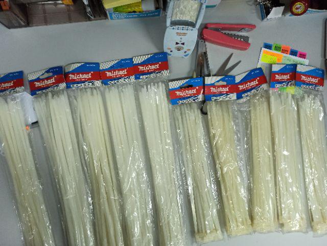 Kabel Ties / Cable Tie 40 Cm Lebar Full 5 Mm Good Quality Putih Dan Hitam