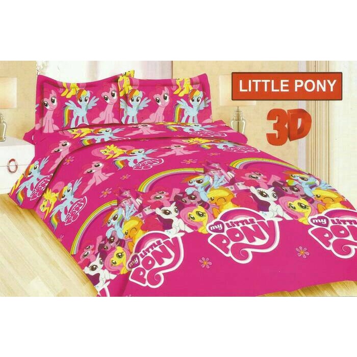 Full Set Bedcover Rumbai Bonita New Little Pony 180x200