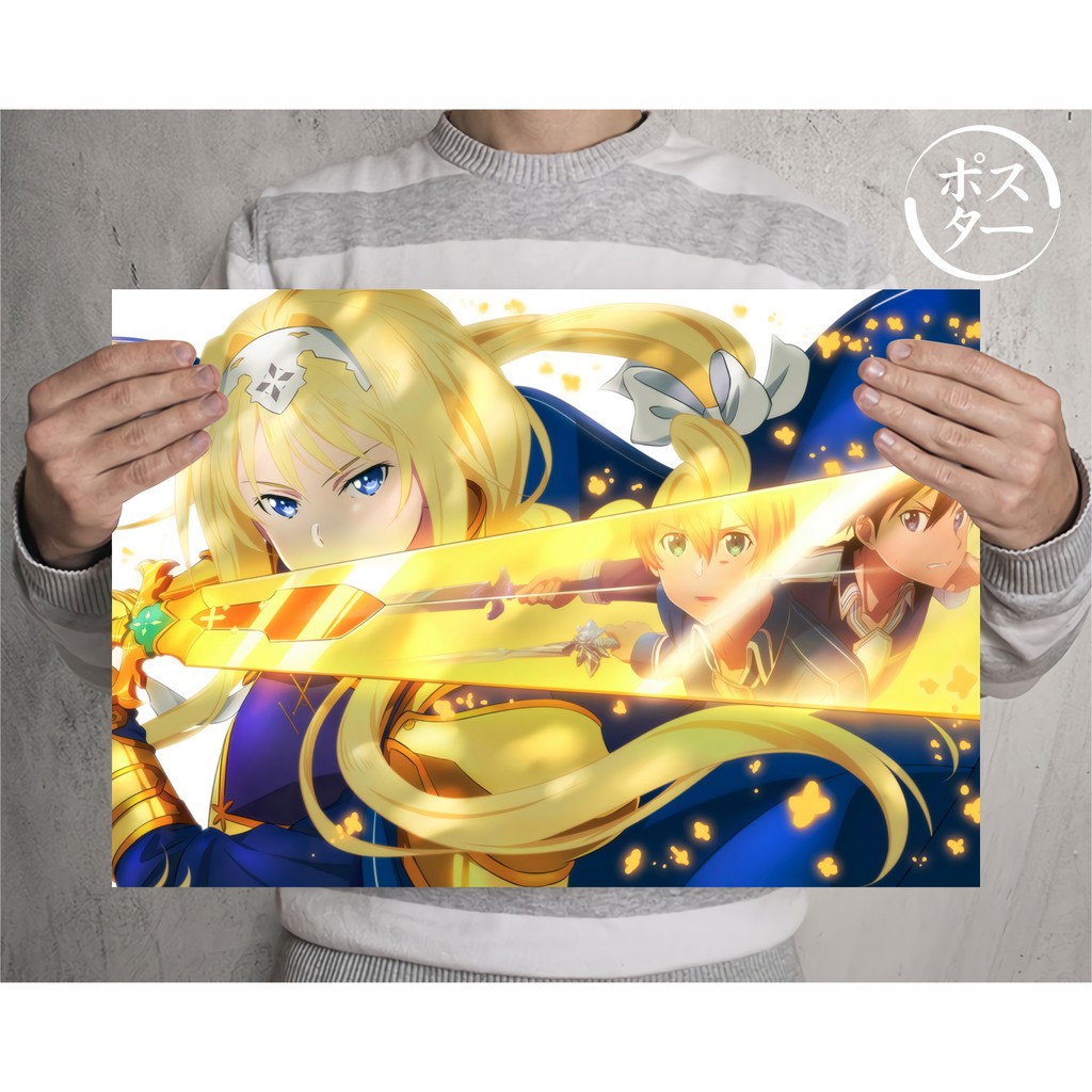 Koleksi Poster Alice Zuberg  - Anime Sword Art Online - Size A3+