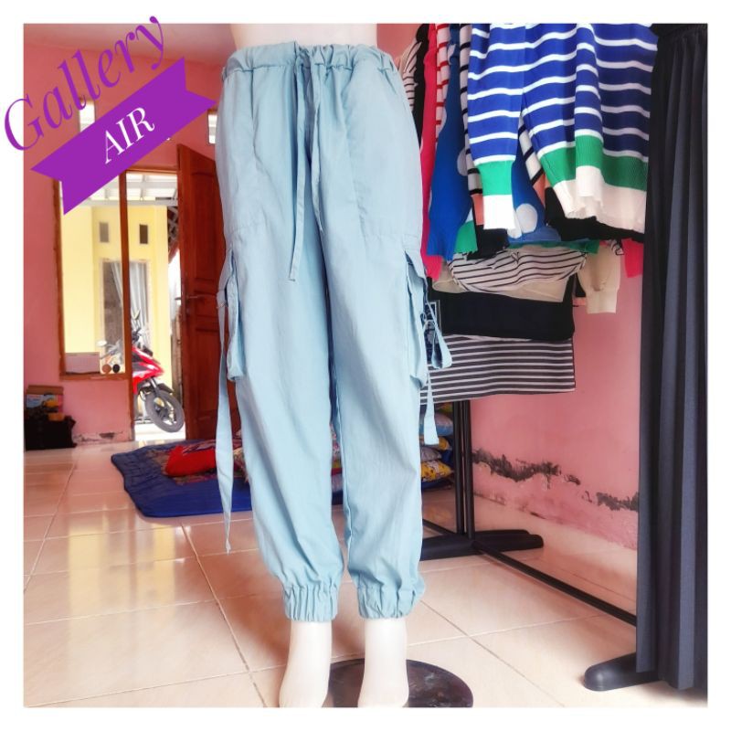 Celana Bergo Biru Tosca