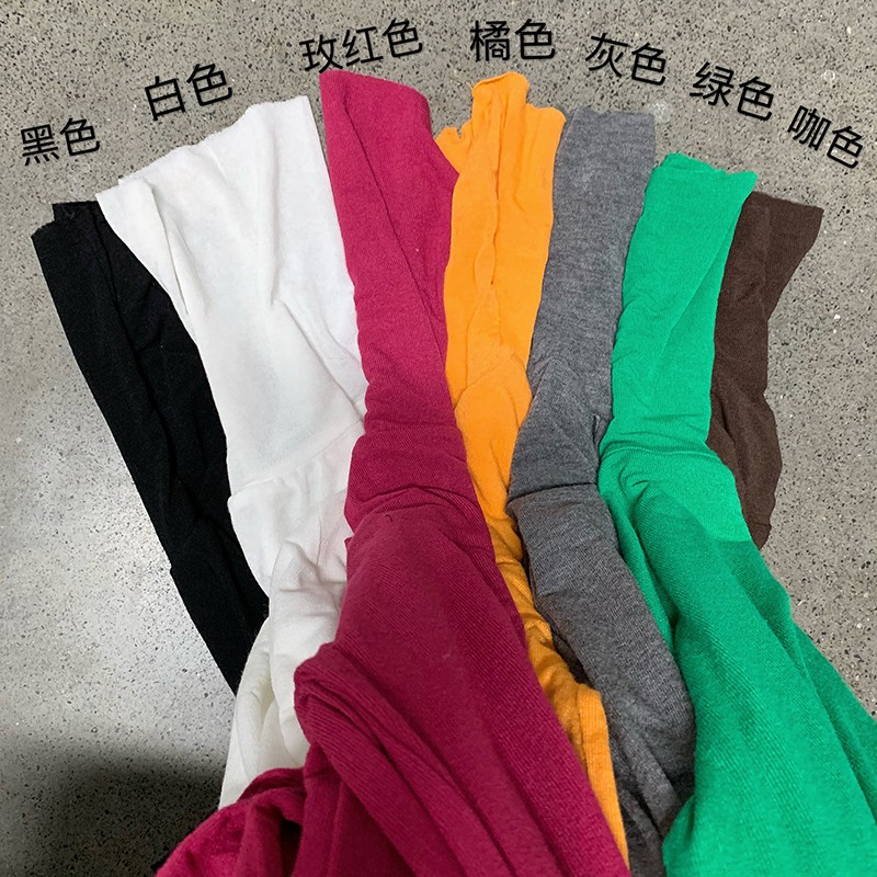 Suhao Impor Rainbow Soft Waxy Turtleneck Slim Knitwear Wanita Kerah Staples Tipis Kaos Legging Musim Gugur/Musim Dingin