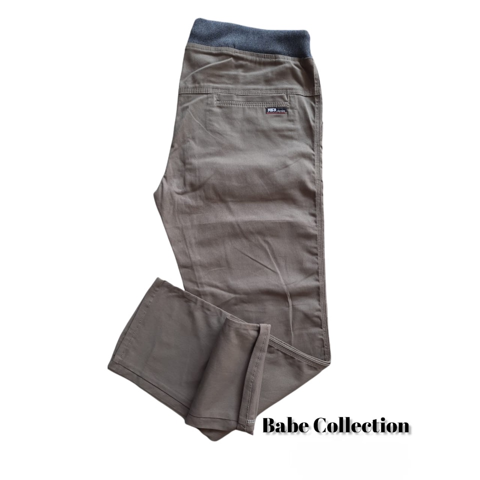 CELANA RIP CHINO JUMBO / celana ponggol pria / celana katun pria standar / celana kolor jumbo pria x