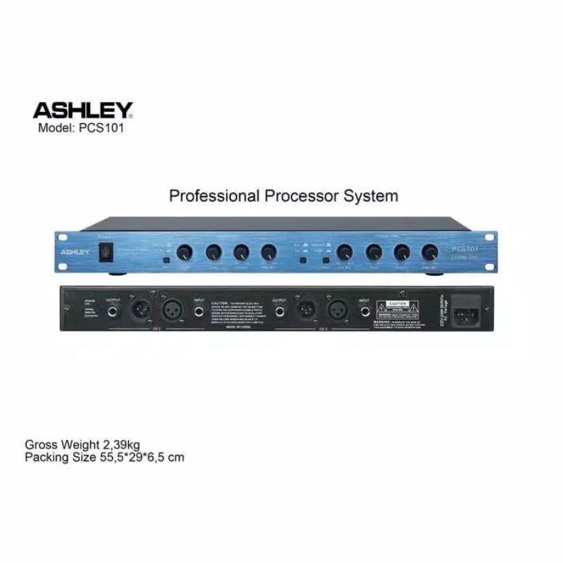 (GIBRO) ashley Processor Ashley PCS101 Original PCS 101 Untuk Penambah Suara Subwoofer Best Terbaik pro