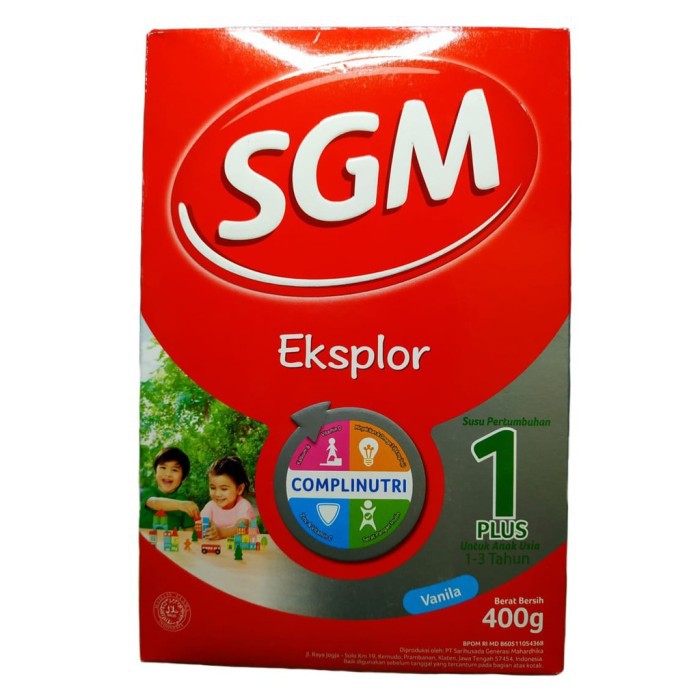 

SGM Eksplor 1+ Rasa Vanila 400gr - Susu Formula Anak