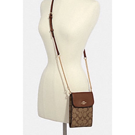 Coach Rachel Phone Crossbody In Signature Canvas (3051)