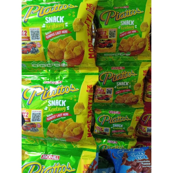 

Piattos Snack Kentang 1 Renteng 10pcs x 18gr AL