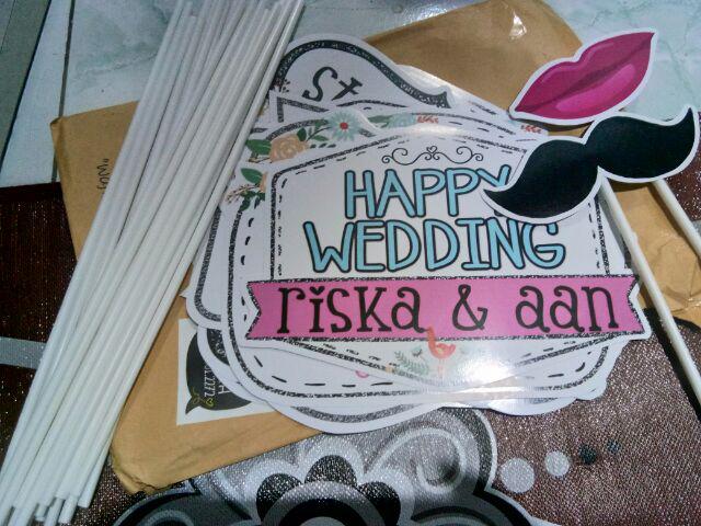 Wedding Shabby 20pcs Fun Props Photobooth Aksesoris Foto Dekorasi Souvenir Pesta Photo Props