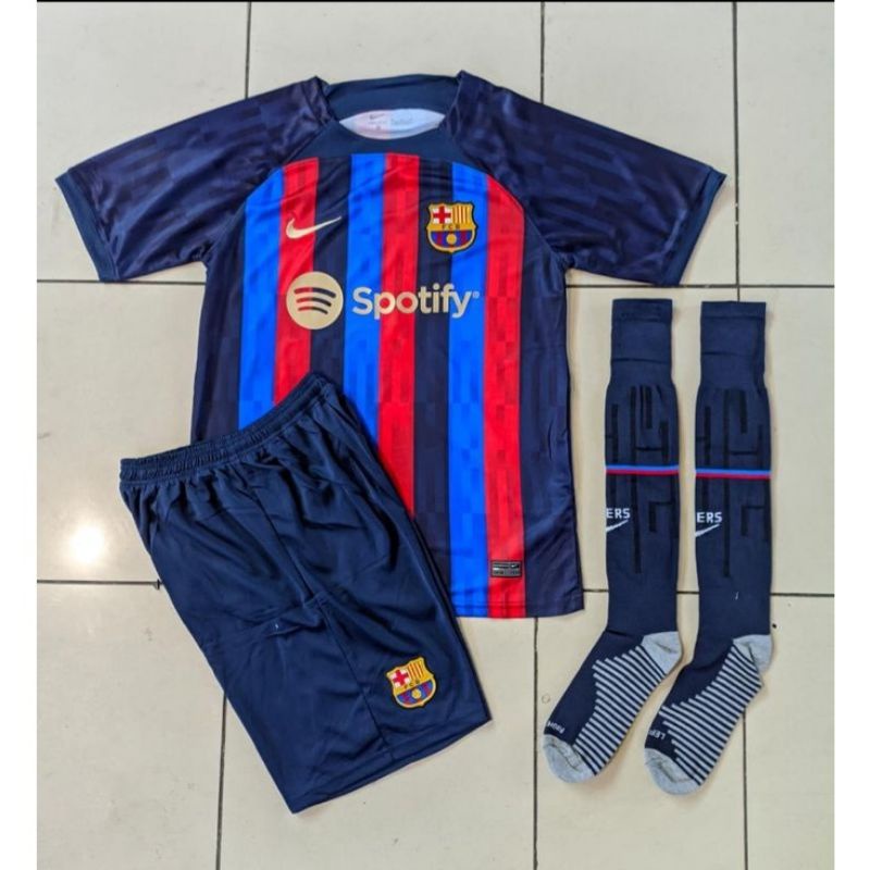 Jual JERSEY FULSET BARCA HOME 2023 GRADE ORI Shopee Indonesia