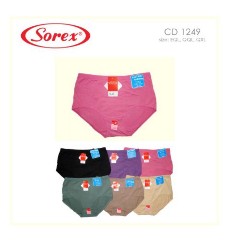 SOREX Cd Wanita Basic BIG SIZE 1249 Cotton Strech Super Light