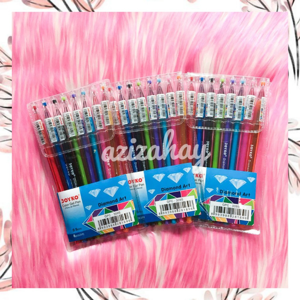 

PULPEN GEL JOYKO 0.5 mm ISI 8 WARNA
