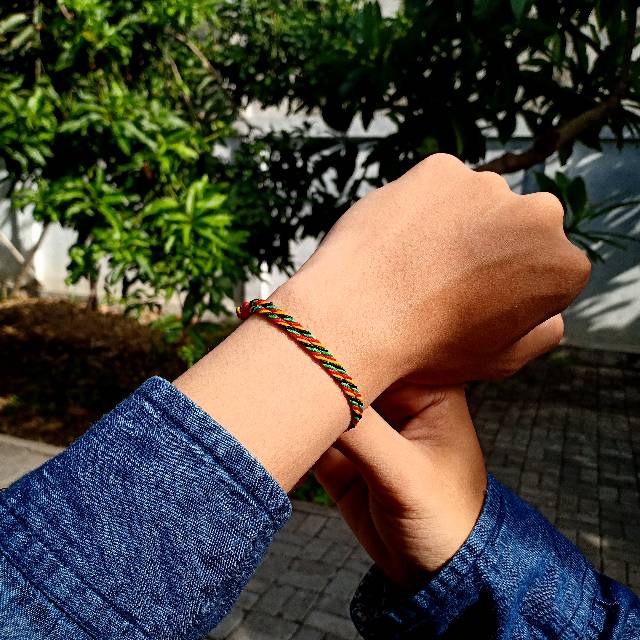 Green Regae Slot / Gelamg Regae / Gelang Hijau / Gelang Cowok Murah /  Gelang Khas Bali /  Oleh Oleh Bali Murah / Gelang Cowok Murah / Gelang Custom Murah / Pengerajin Gelang Bali / Gelang Regae / Craftdewata